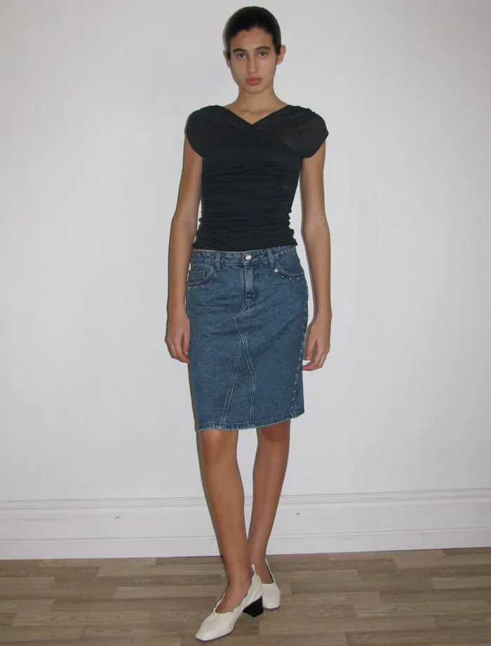 No 1931 Crowd Skirt Denim Women Paloma Wool Bottoms