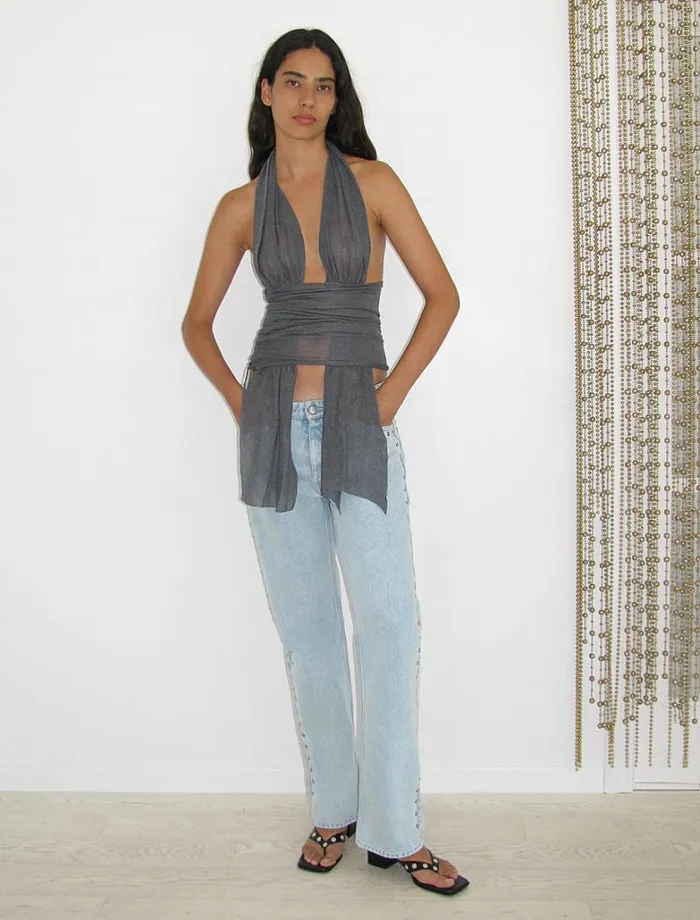 No 2078 Rotonda Grey Women Paloma Wool Tops
