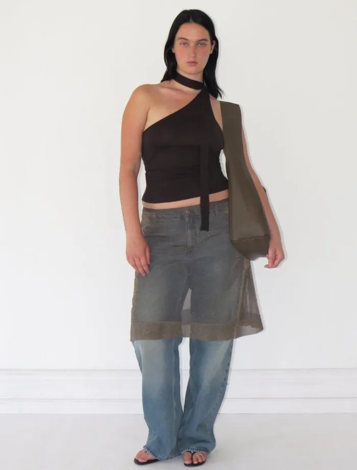 No 2101 Ali Dark Brown Women Paloma Wool Tops