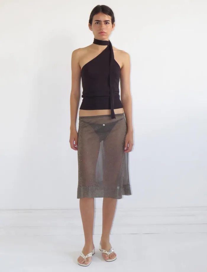 No 2101 Ali Dark Brown Women Paloma Wool Tops
