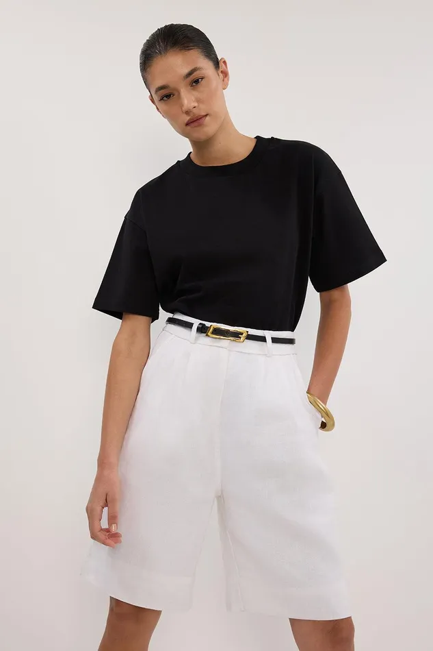NOAH BLACK SIGNATURE COTTON TEE Women DISSH TShirts