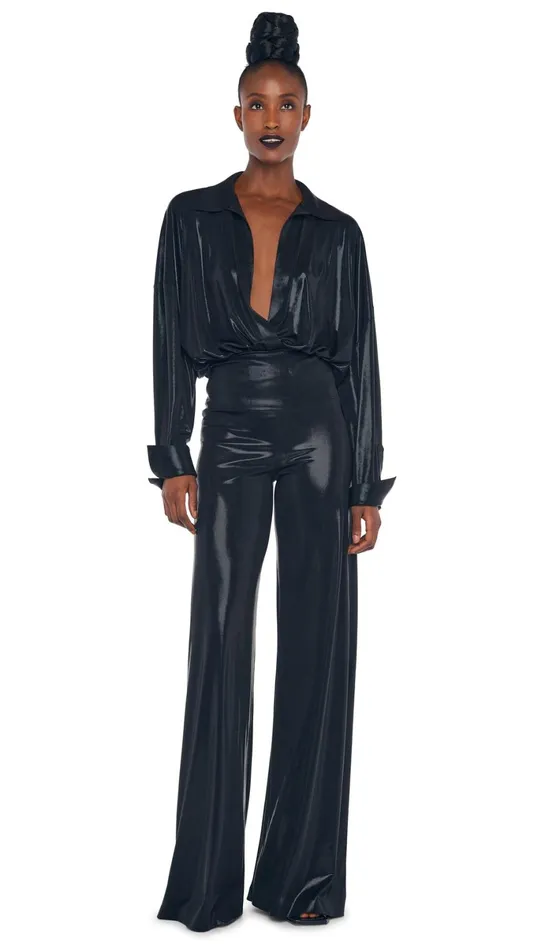 Norma Kamali Bottoms ELEPHANT PANT Black 8211 Clothing