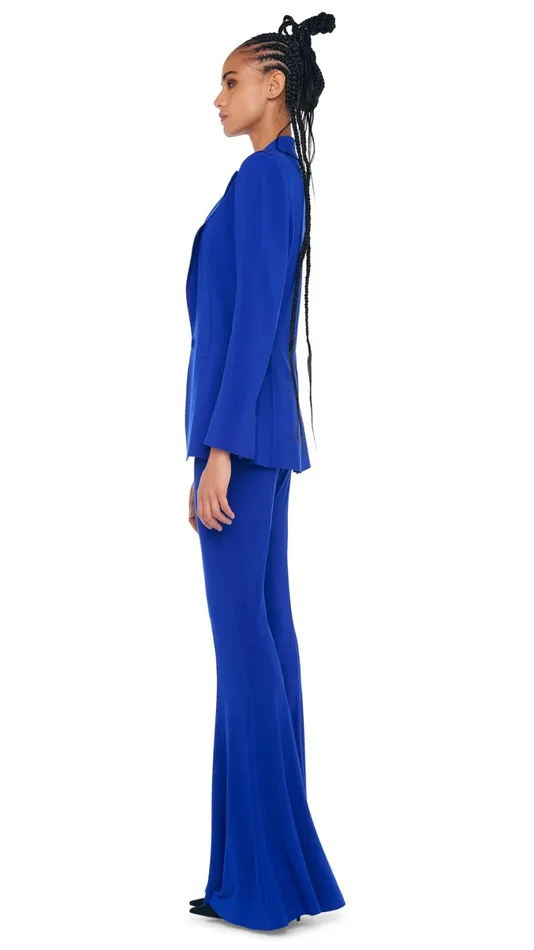 Norma Kamali Bottoms FISHTAIL PANT Electric Blue 8211 Clothing
