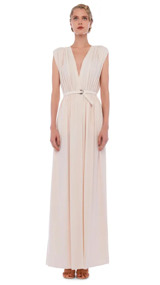 Norma Kamali Dresses ATHENA GOWN Bone 8211 Clothing