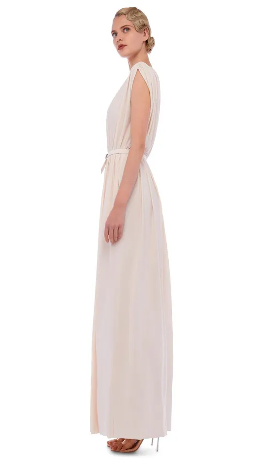 Norma Kamali Dresses ATHENA GOWN Bone 8211 Clothing
