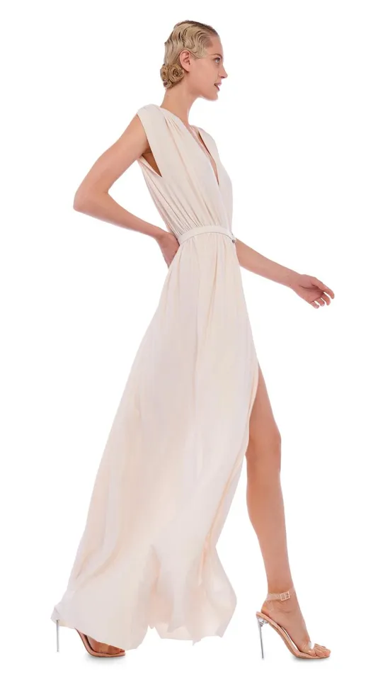 Norma Kamali Dresses ATHENA GOWN Bone 8211 Clothing