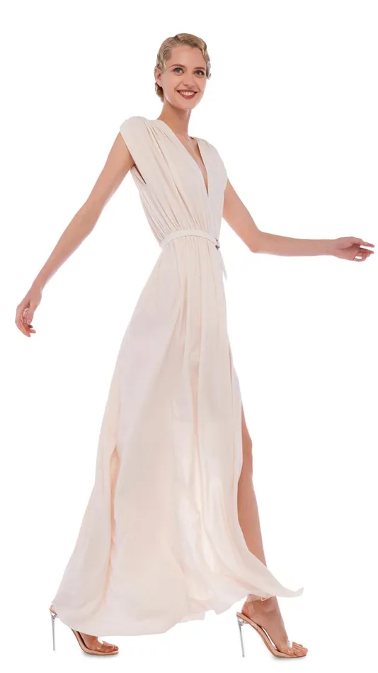 Norma Kamali Dresses ATHENA GOWN Bone 8211 Clothing