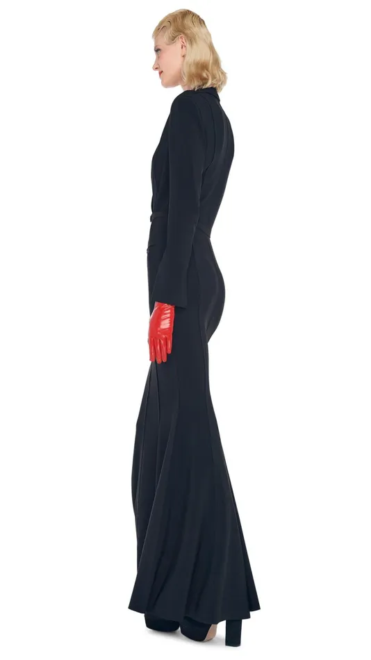 Norma Kamali Dresses SB BOY FIT FISHTAIL GOWN Black 8211 Clothing