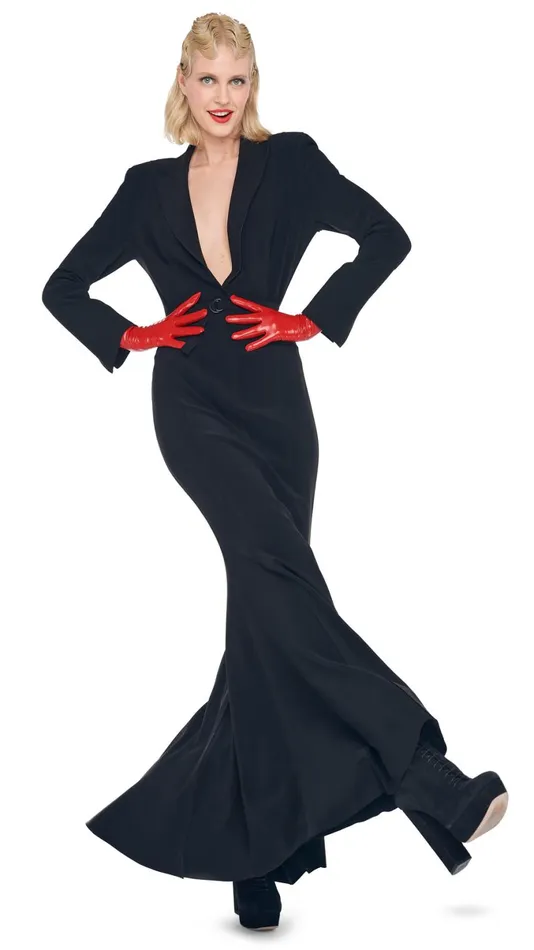 Norma Kamali Dresses SB BOY FIT FISHTAIL GOWN Black 8211 Clothing