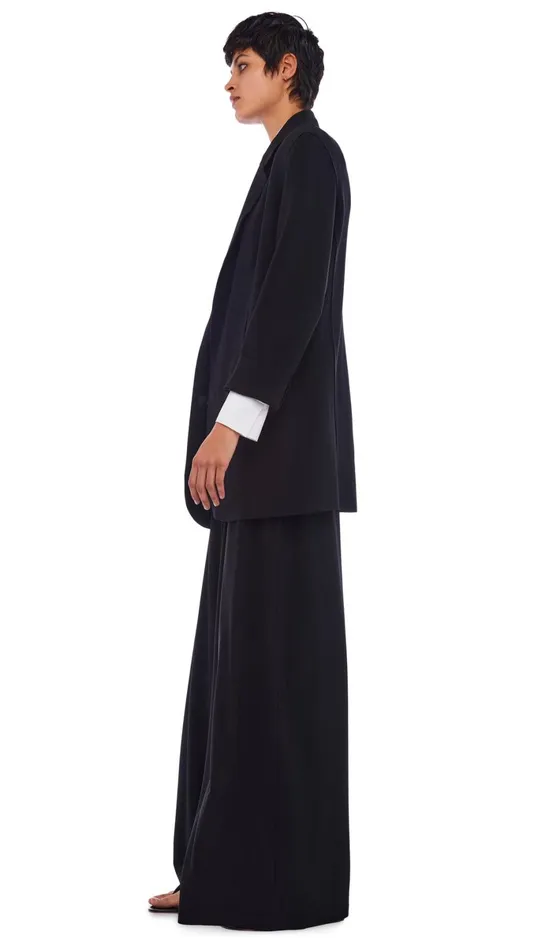 Norma Kamali Jackets OVERSIZED SB JACKET Black 8211 Clothing
