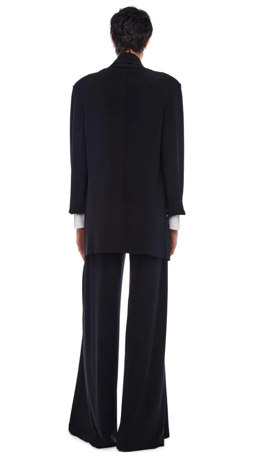 Norma Kamali Jackets OVERSIZED SB JACKET Black 8211 Clothing