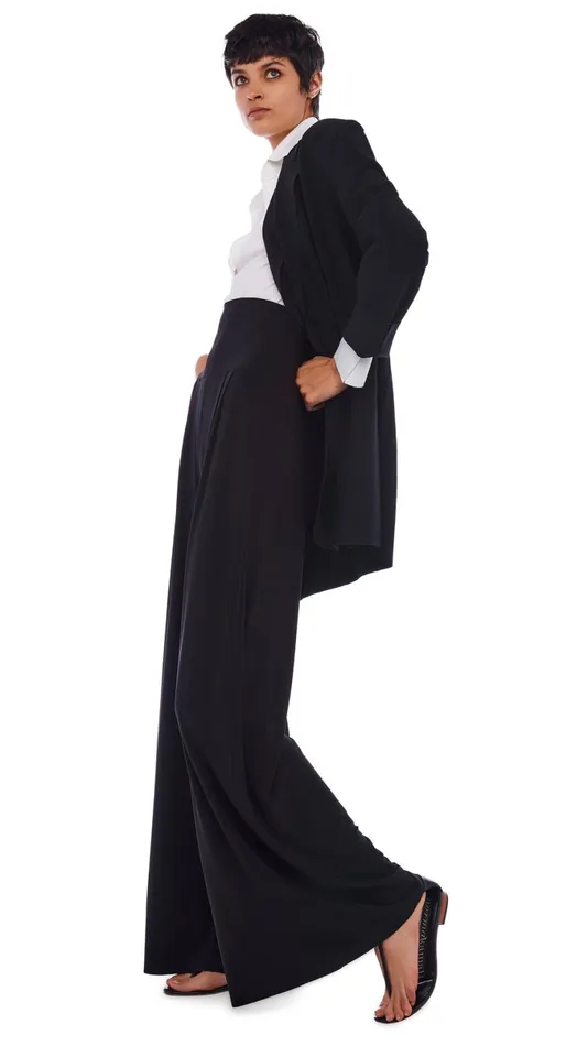Norma Kamali Jackets OVERSIZED SB JACKET Black 8211 Clothing