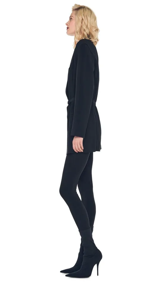 Norma Kamali Wardrobe LEGGING W FOOTIE WO WAISTBAND With OVERSIZED SINGLE BREASTED JACKET 8211 Clothing Norma Kamali Wardrobe LEGGING W FOOTIE WO WAISTBAND With OVERSIZED SINGLE BREASTED JACKET 8211 Clothing
