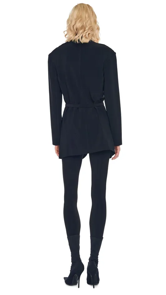 Norma Kamali Wardrobe LEGGING W FOOTIE WO WAISTBAND With OVERSIZED SINGLE BREASTED JACKET 8211 Clothing Norma Kamali Wardrobe LEGGING W FOOTIE WO WAISTBAND With OVERSIZED SINGLE BREASTED JACKET 8211 Clothing