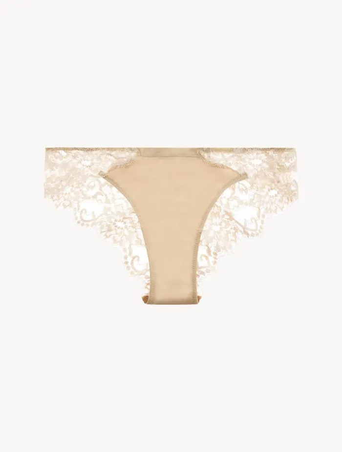 Nude Cotton Brazilian Briefs Lingerie La Perla Brazilian