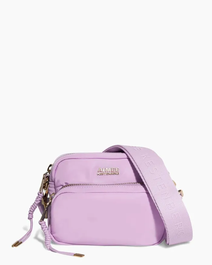 Nylon Camera Crossbody Lilac Women Aimee Kestenberg Crossbody Bags