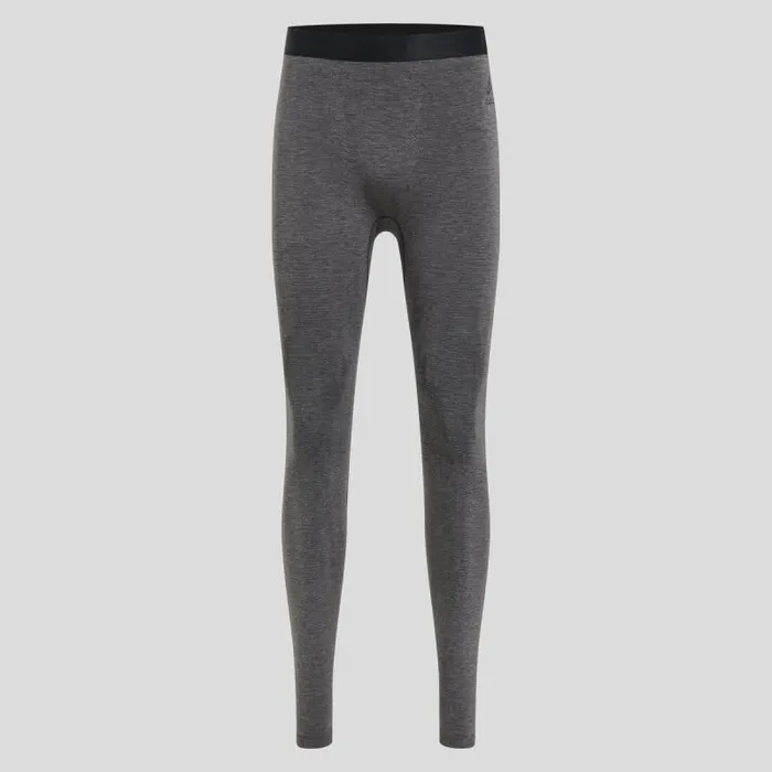 Odlo Base Layers The Kinship Light Base Layer Bottoms Grey Melange 8211 Black 8211 Men