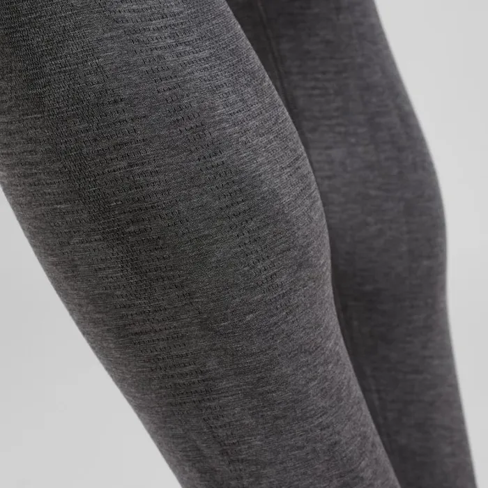 Odlo Base Layers The Kinship Light Base Layer Bottoms Grey Melange 8211 Black 8211 Men