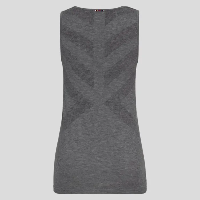 Odlo Base Layers The Kinship Light Base Layer Singlet Grey Melange 8211 Women