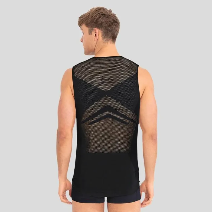 Odlo Base Layers The Performance Breathe XLight Cycling Sports Underwear Singlet Black 8211 Men