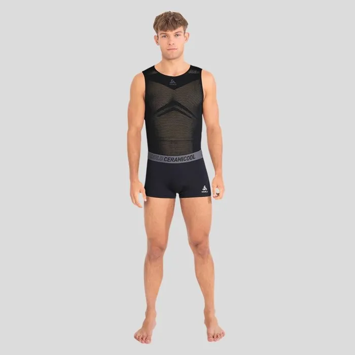 Odlo Base Layers The Performance Breathe XLight Cycling Sports Underwear Singlet Black 8211 Men