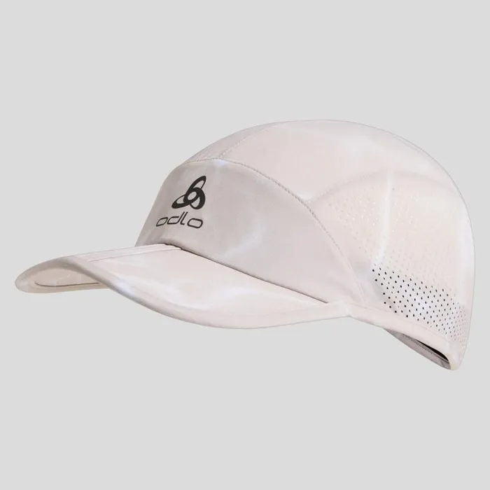 Odlo Headwear and Gloves The Performance XLight Print Cap Silver Cloud 8211 WomenMen Odlo Headwear and Gloves The Performance XLight Print Cap Silver Cloud 8211 WomenMen