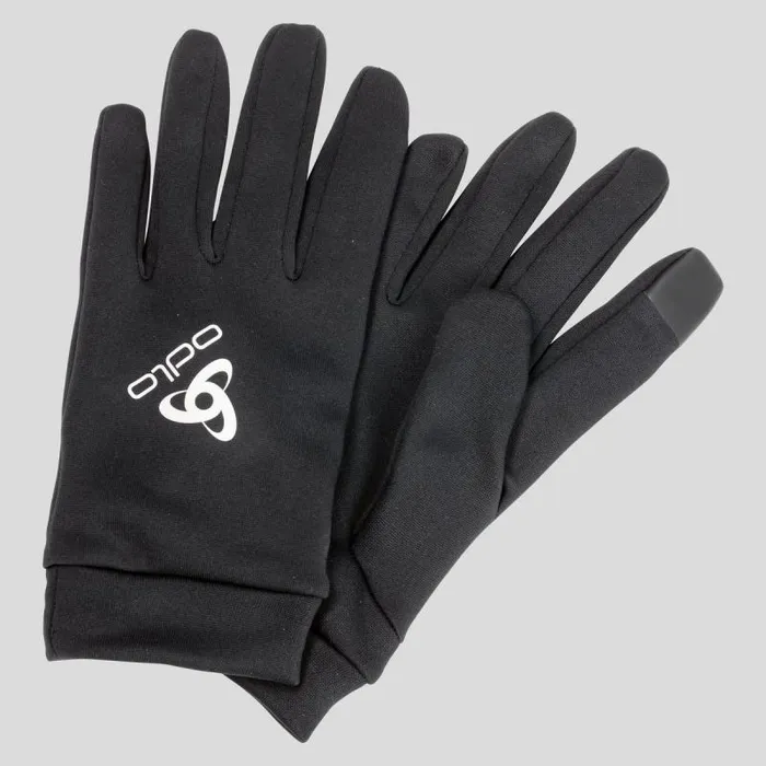 Odlo Headwear and Gloves The Stretchfleece Liner ETip Gloves Black 8211 WomenMen Odlo Headwear and Gloves The Stretchfleece Liner ETip Gloves Black 8211 WomenMen