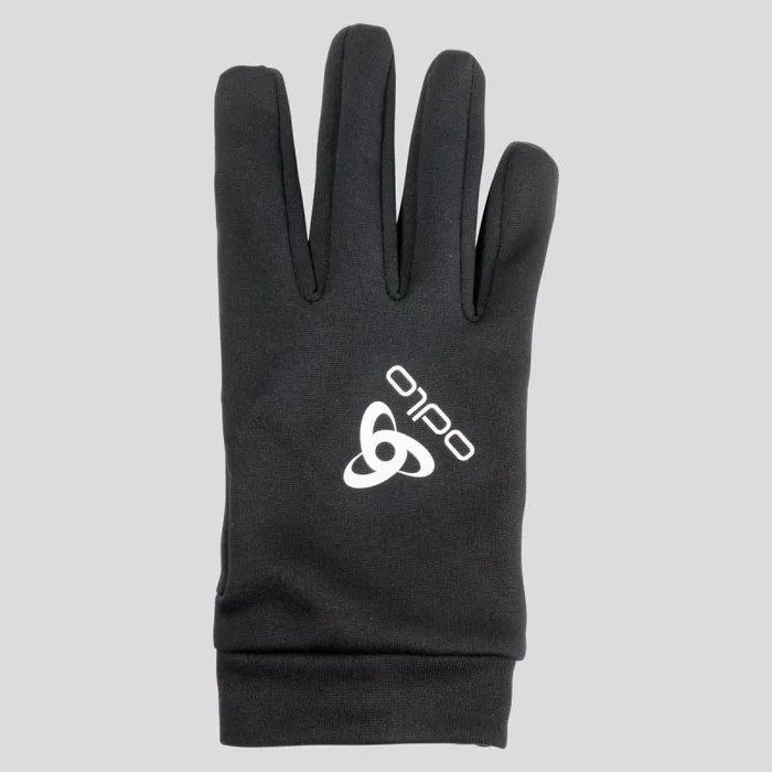 Odlo Headwear and Gloves The Stretchfleece Liner ETip Gloves Black 8211 WomenMen