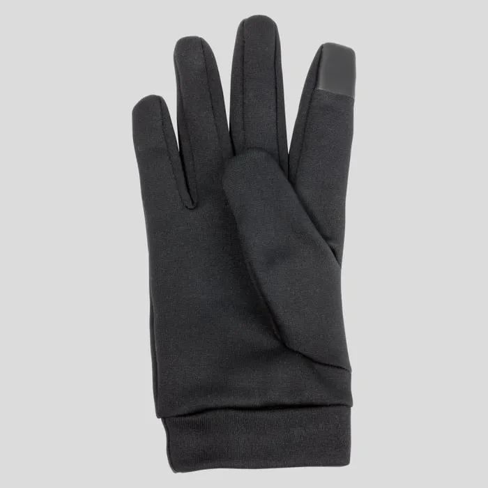 Odlo Headwear and Gloves The Stretchfleece Liner ETip Gloves Black 8211 WomenMen