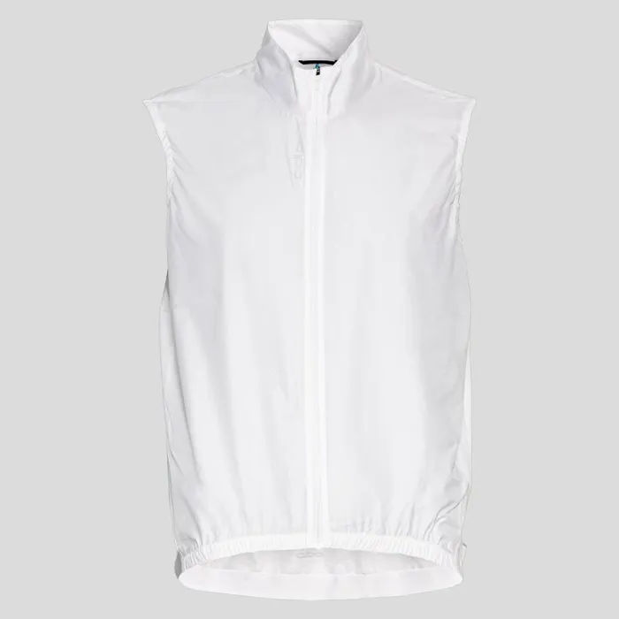 Odlo Jackets and Vests The Essentials Windproof Cycling Vest White 8211 Men