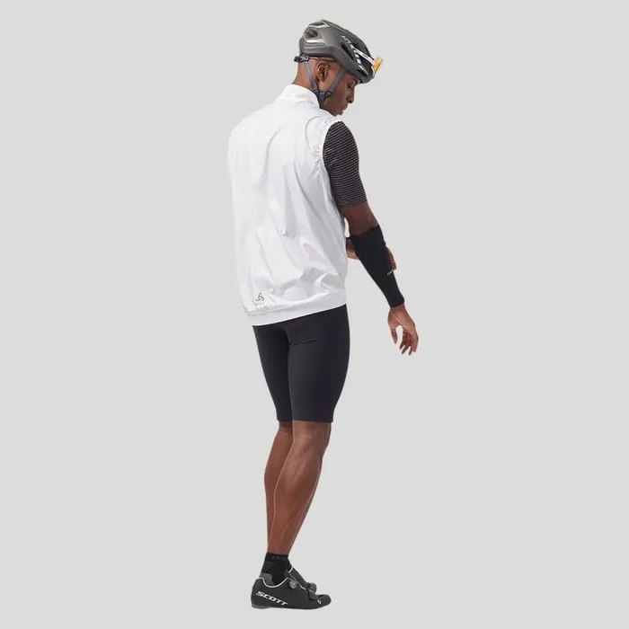 Odlo Jackets and Vests The Essentials Windproof Cycling Vest White 8211 Men