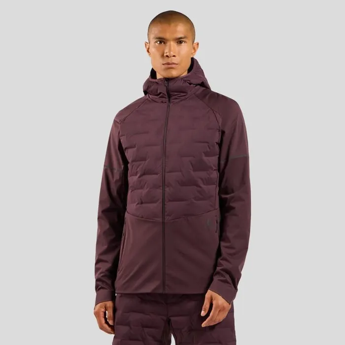 Odlo Jackets and Vests The Zeroweight Insulator Running Jacket Fudge 8211 Men