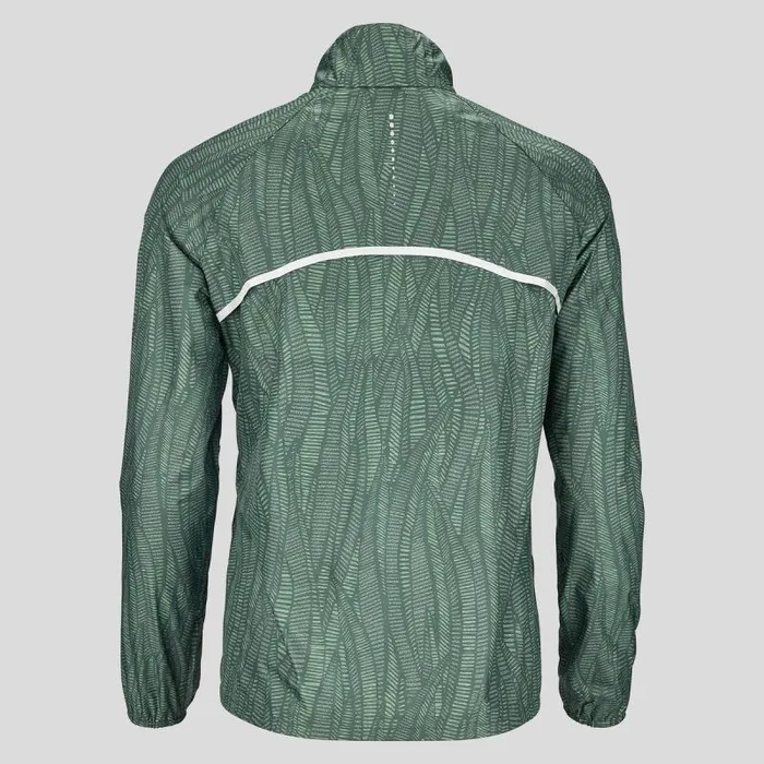 Odlo Jackets and Vests The Zeroweight Print Running Jacket Loden Frost 8211 Women