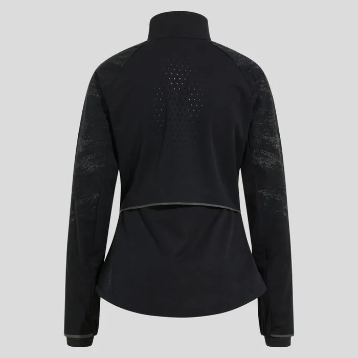Odlo Jackets and Vests The Zeroweight Pro Warm Reflective Running Jacket Black 8211 Women