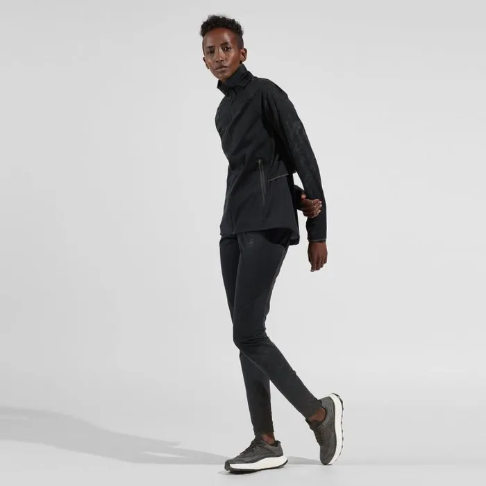 Odlo Jackets and Vests The Zeroweight Pro Warm Reflective Running Jacket Black 8211 Women