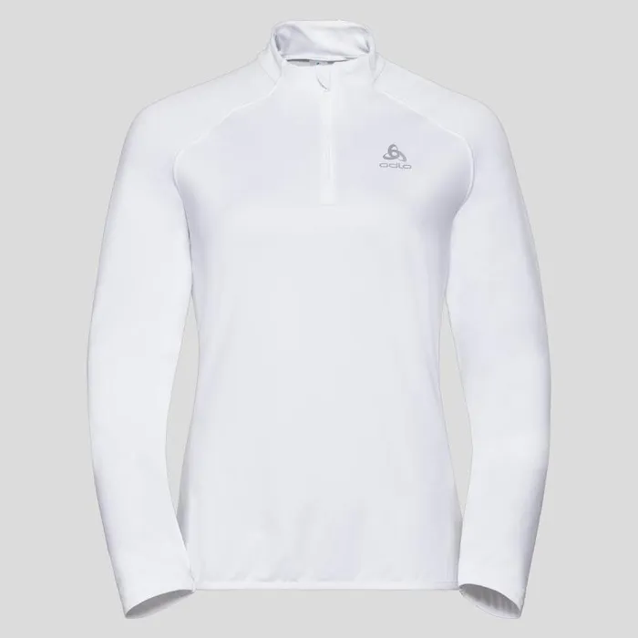 Odlo Mid Layers and Longsleeves The Carve Light HalfZip Mid Layer White 8211 Women Odlo Mid Layers and Longsleeves The Carve Light HalfZip Mid Layer White 8211 Women