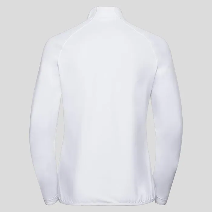 Odlo Mid Layers and Longsleeves The Carve Light HalfZip Mid Layer White 8211 Women