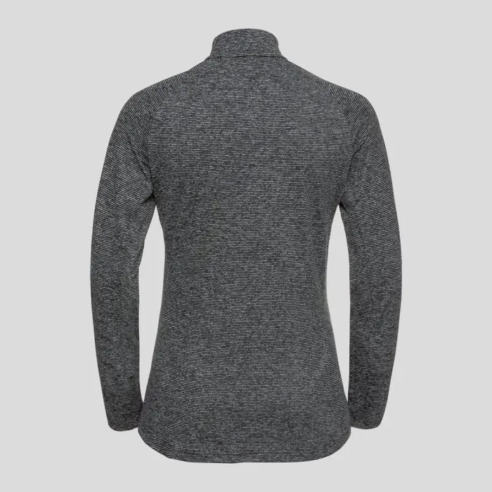 Odlo Mid Layers and Longsleeves The Sesvenna Mid Layer Zip Black Melange 8211 Women