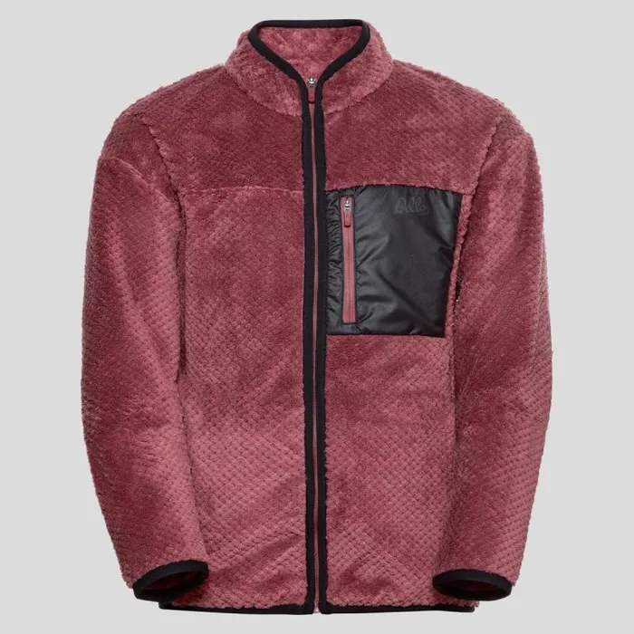 Odlo Mid Layers and Longsleeves The Weact 039 Collection Teddy Mid Layer Full Zip High Loft Fleece Roan Rouge 8211 Kids Odlo Mid Layers and Longsleeves The Weact 039 Collection Teddy Mid Layer Full Zip High Loft Fleece Roan Rouge 8211 Kids