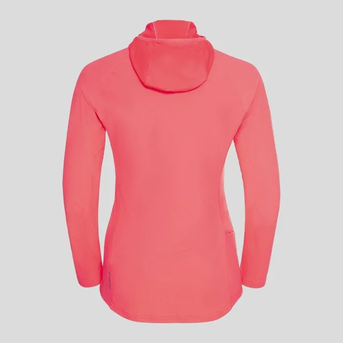Odlo Mid Layers and Longsleeves The Zeroweight Ceramiwarm Hoody Siesta 8211 Women