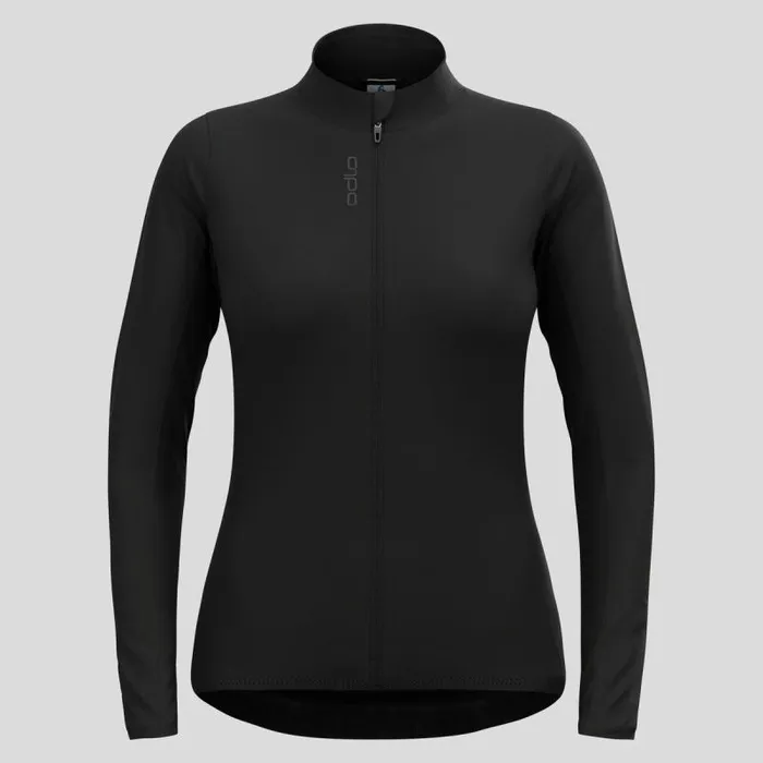 Odlo Mid Layers and Longsleeves The Zeroweight Ceramiwarm Mid Layer Jersey Black 8211 Women