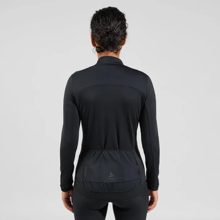 Odlo Mid Layers and Longsleeves The Zeroweight Ceramiwarm Mid Layer Jersey Black 8211 Women