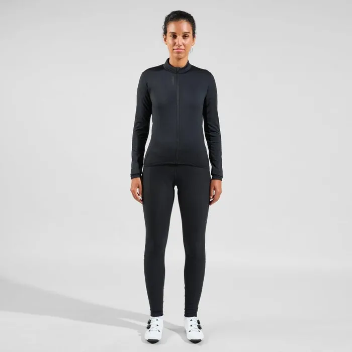 Odlo Mid Layers and Longsleeves The Zeroweight Ceramiwarm Mid Layer Jersey Black 8211 Women