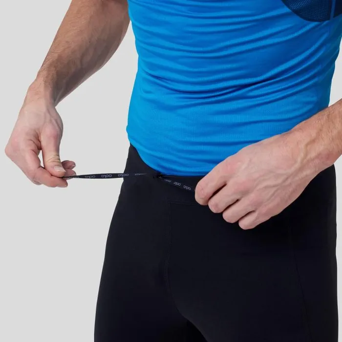 Odlo Pants and Tights The Essentials 34 Running Tights Black 8211 Men