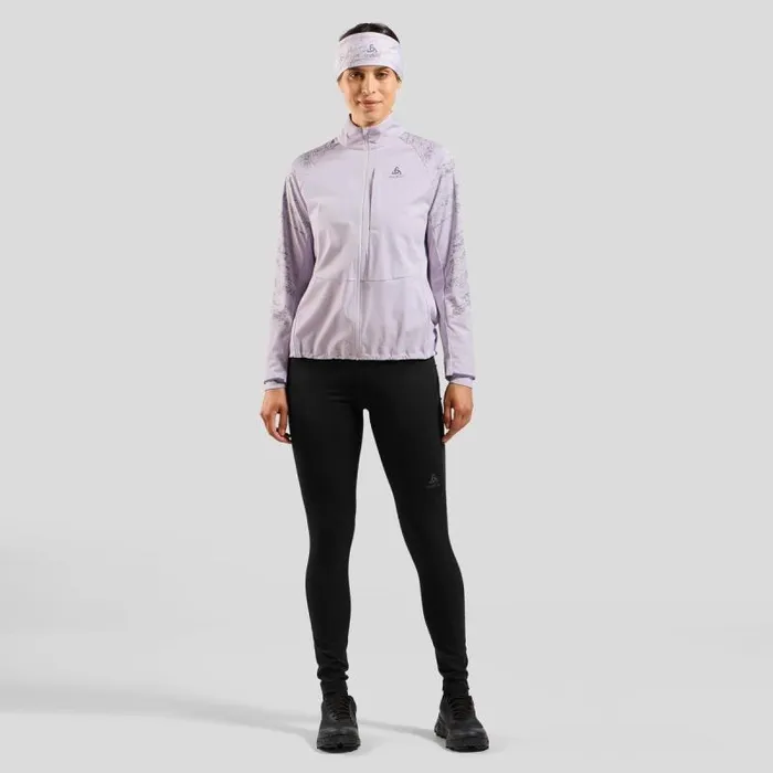 Odlo Pants and Tights The Zeroweight Warm Reflective Running Tights 20 Black 8211 Women
