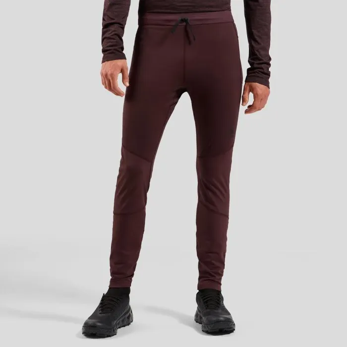Odlo Pants and Tights The Zeroweight Warm Running Tights 20 Fudge 8211 Men