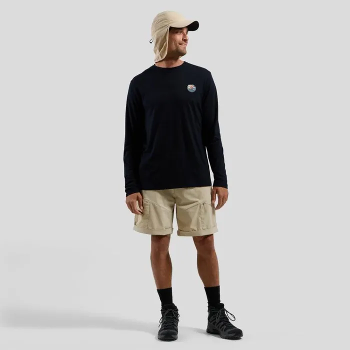 Odlo Shorts The Hyper Contrast Gravel Cargo Baggies Agate Gray 8211 Men