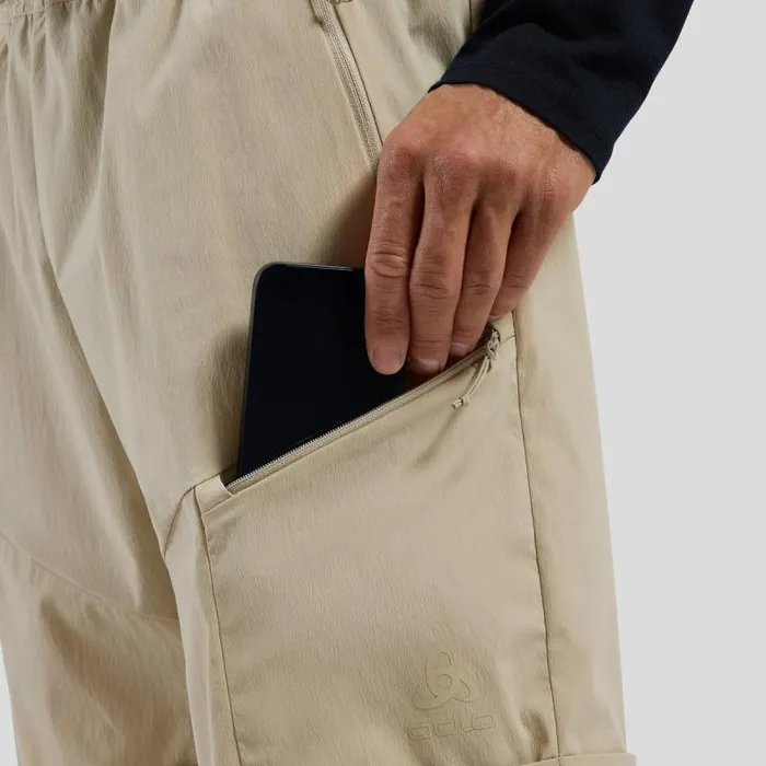 Odlo Shorts The Hyper Contrast Gravel Cargo Baggies Agate Gray 8211 Men