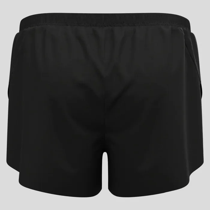 Odlo Shorts The Zeroweight 3 Inch Split Running Shorts Black 8211 Men
