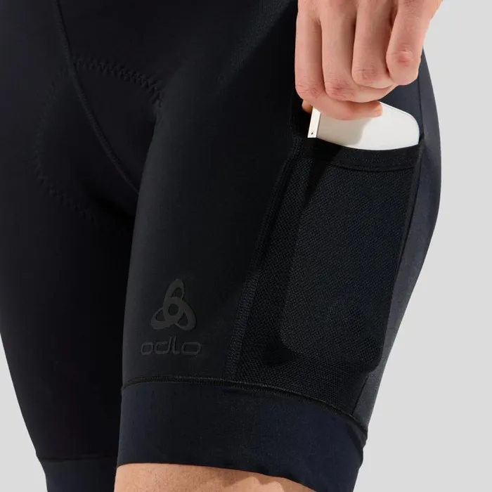 Odlo Shorts The Zeroweight Cargo Bib Cycling Shorts Black 8211 Women